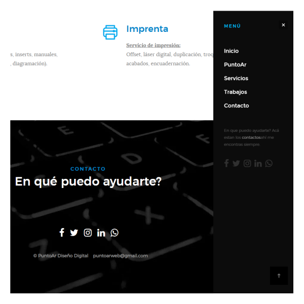 Puntoar diseño web
